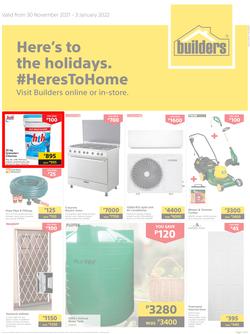 Builders Botswana : Here's To The Holidays (30 November 2021 - 3 January 2022), page 1