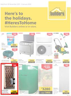 Builders Botswana : Here's To The Holidays (30 November 2021 - 3 January 2022), page 1