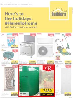Builders Botswana : Here's To The Holidays (30 November 2021 - 3 January 2022), page 1