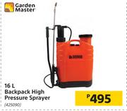 Garden Master 16L Backpack High Pressure Sprayer