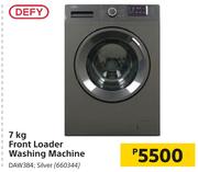 Defy 7kg Front Loader Silver Washing Machine DAW384