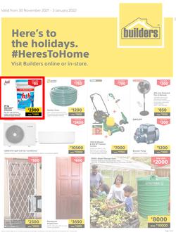 Builders Kitwe : Here's To The Holidays (30 November 2021 - 3 January 2022), page 1