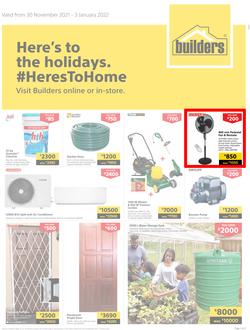 Builders Kitwe : Here's To The Holidays (30 November 2021 - 3 January 2022), page 1