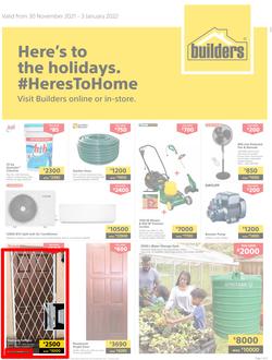 Builders Kitwe : Here's To The Holidays (30 November 2021 - 3 January 2022), page 1