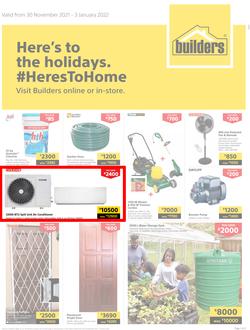 Builders Kitwe : Here's To The Holidays (30 November 2021 - 3 January 2022), page 1