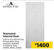 Swartland Townsend Internal Door 2.032m (h) x 813mm (w)