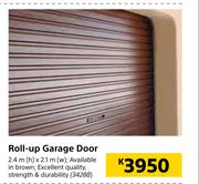 Roll-Up Garage Door 2.4m (h) x 2.1 (w)