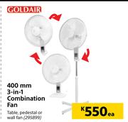 Goldair 400mm 3-In-1 Combination Fan-Each