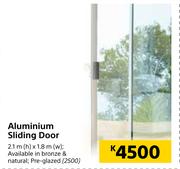Aluminium Sliding Door 2.1m(h) x 1.8m (w)