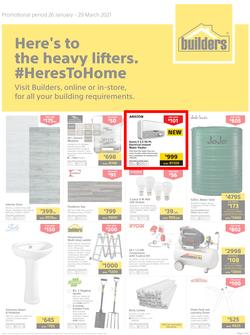 Builders : Here's To The Heavy Lifters (26 January - 29 March 2021), page 1