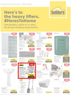 Builders : Here's To The Heavy Lifters (26 January - 29 March 2021), page 1