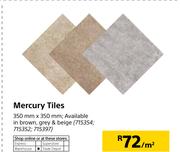 Mercury Tiles 350mm x 350mm-Per Sqm