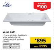 Libra Value Bath 1.7m