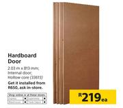Hardboard Door 2.03m x 813mm-Each