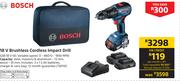 Bosch 18V Brushless Cordless Impact Drill GSB18 V-50
