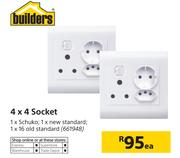 Builders 4 x 4 Socket-Each