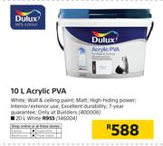 Dulux 20L Acrylic PVA (White)