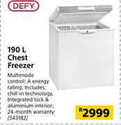 Defy 190L Chest Freezer