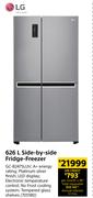 LG 626L Side By Side Fridge-Freezer