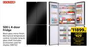Goldair 500L 4 Door Fridge-Each