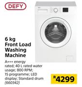 Defy 6Kg Front Load Washing Machine