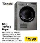 Whirlpool 8Kg Tumble Dryer