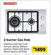 Goldair 2 Burner Gas Hob