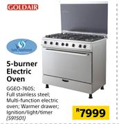 Goldair 5 Burner Electric Oven GGEO-760S