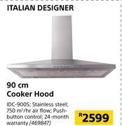Italian Designer 90cm Cooker Hood IDC-900S