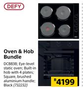 Defy Oven & Hob Bundle DCB838