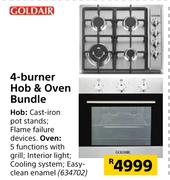 Goldair 4 Burner Hob & Oven Bundle