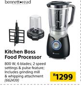 Bennett Read Kitchen Boss Food Processor
