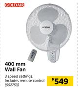 Goldair 400mm Wall Fan