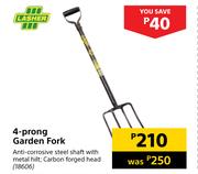 Lasher 4 Prong Garden Fork