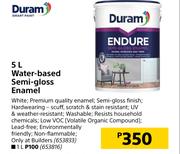 Duram 5L Water Based Semi Gloss Enamel