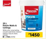 Plascon 20L Polvin Walls & Ceilings