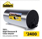 Builders 150L High Pressure B Class Geyser