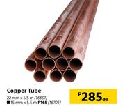 Copper Tube-15mm x 5.5m Each