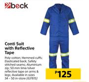 Beck Conti Suit With Reflective Tape