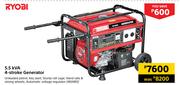 Ryobi 5.5 KVA 4 Stroke Generator