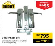 Builders 2 Lever Lock Set