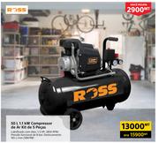 Ross 50L 1.1 KW Compressor de Ar Kit de 5 Peças