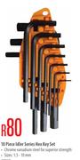 Mastercraft 10 Piece Idler Series Hex Key Set