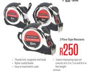 Mastercraft 3 Piece Tape Measures