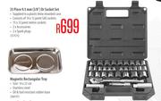 Mastercraft 33 Piece 9.5mm (3/8") Dr Socket Set