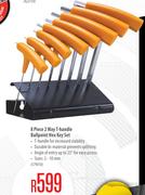 Mastercraft 8 Piece 2 Way T-Handle Ballpoint Hex Key Set
