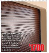 Roll Up Garage Door-2400mm x 2100mm