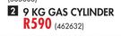 Megamaster 9Kg gas Cylinder