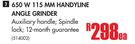 Ryobi 650W 115MM Handyline Angle Grinder-Each