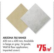 Arizona Tile Range-Per Sqm